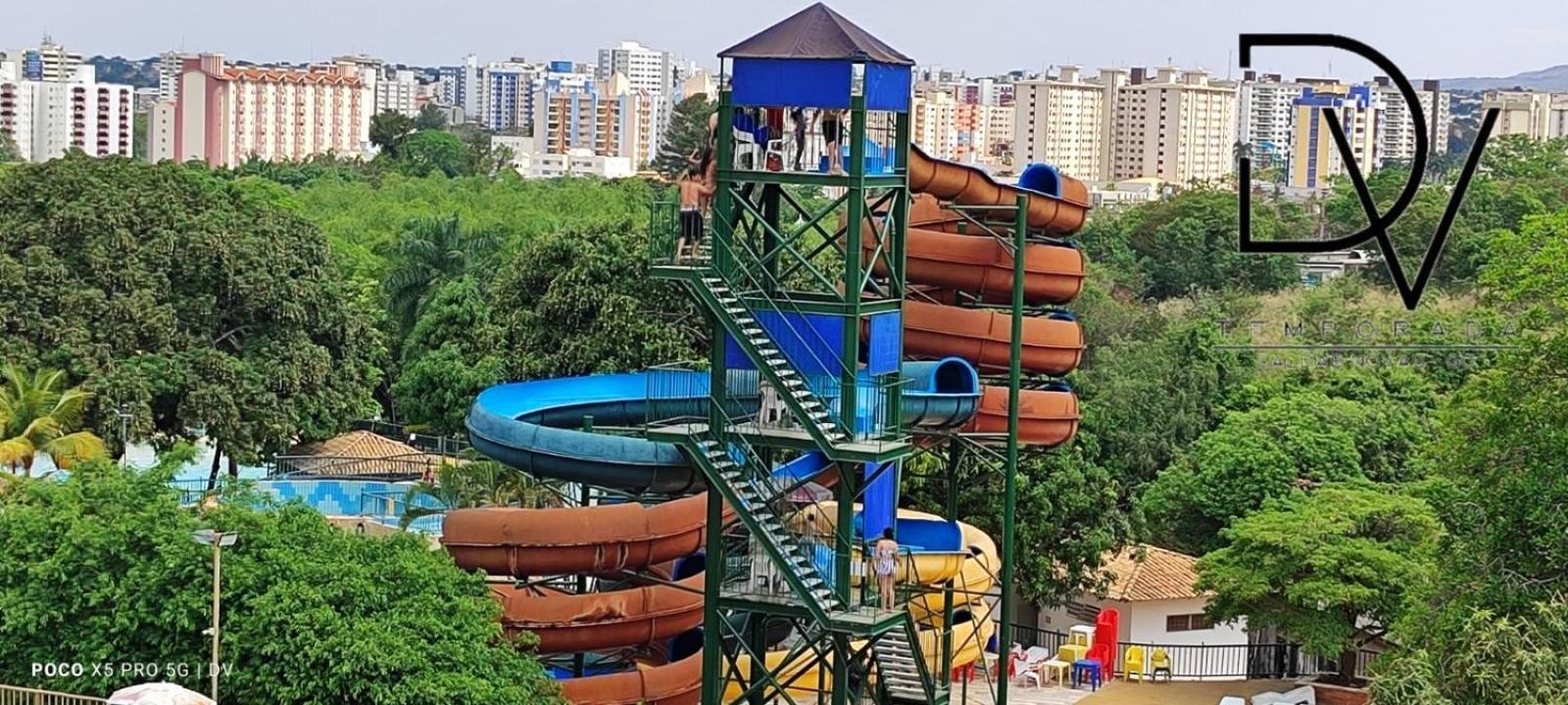 Spazzio Diroma Com Park Acqua E Splash Incluso Em Apartamento Caldas Novas